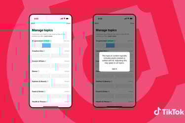 টিকটকে এআই কনটেন্টের জন্য নতুন নিয়ন্ত্রণ ব্যবস্থা
