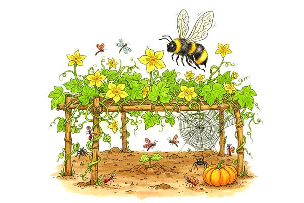 কুমড়ো মাচা