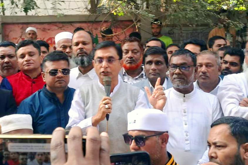 গাজীপুর-১ আসনের বিএনপি মনোনীত প্রার্থী মজিবুর রহমানের নির্বাচনী গণসংযোগ শুরু