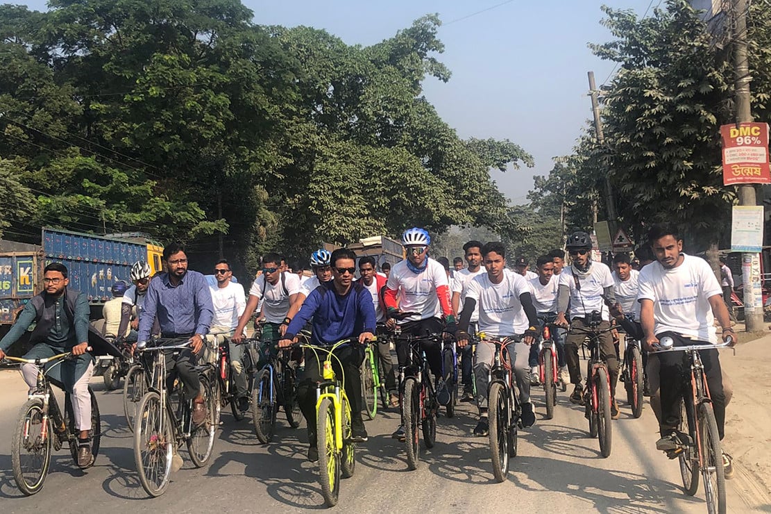 আন্তর্জাতিক স্বেচ্ছাসেবী দিবস উপলক্ষ্যে পঞ্চগড়ে সাইকেল র‍্যালি ও আলোচনা