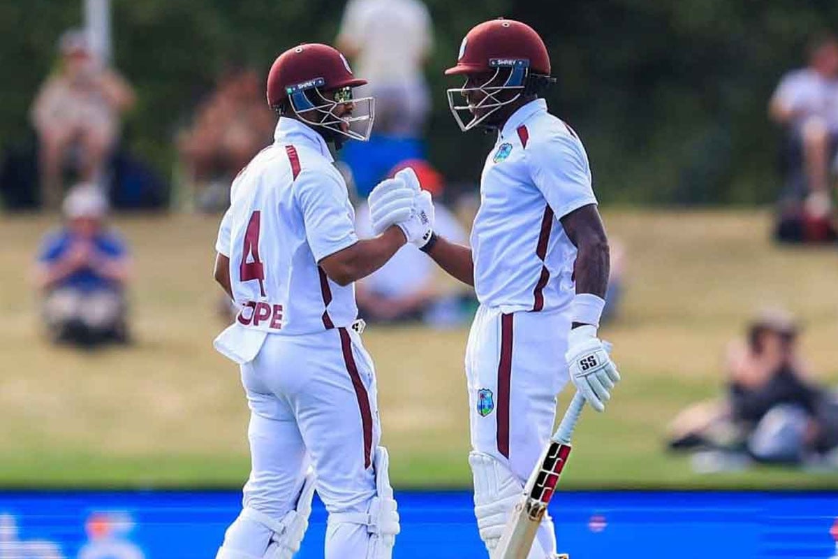 হোপ-গ্রিভসের ব্যাটে কিউইদের পাহাড়সম লক্ষ্য তাড়া ওয়েস্ট ইন্ডিজের