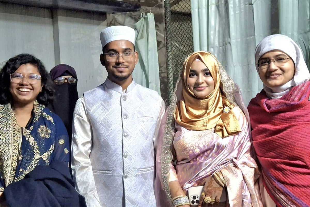 ছাত্রশক্তির নেত্রীকে বিয়ে করলেন এনসিপির হান্নান মাসউদ