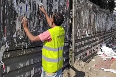 নভেম্বরে আড়াই লাখ ব্যানার-পোস্টার অপসারণ করেছে ডিএনসিসি