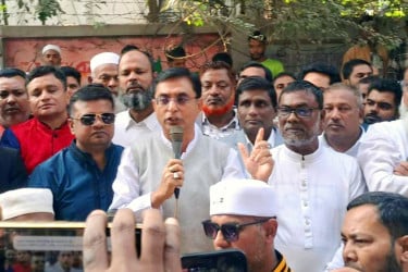 গাজীপুর-১ আসনের বিএনপি মনোনীত প্রার্থী মজিবুর রহমানের নির্বাচনী গণসংযোগ শুরু