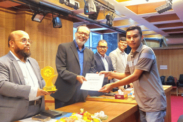 গ্রীন ক্লাইমেট রিসার্চ অ্যাওয়ার্ড পেলেন শুভসংঘের মার্মা