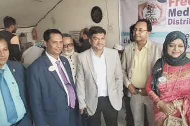 টঙ্গীতে বিনামূল্যে চিকিৎসা পেলেন তিন শতাধিক রোগী