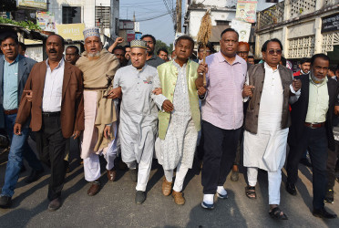 পাংশায় বিএনপির প্রচারণা