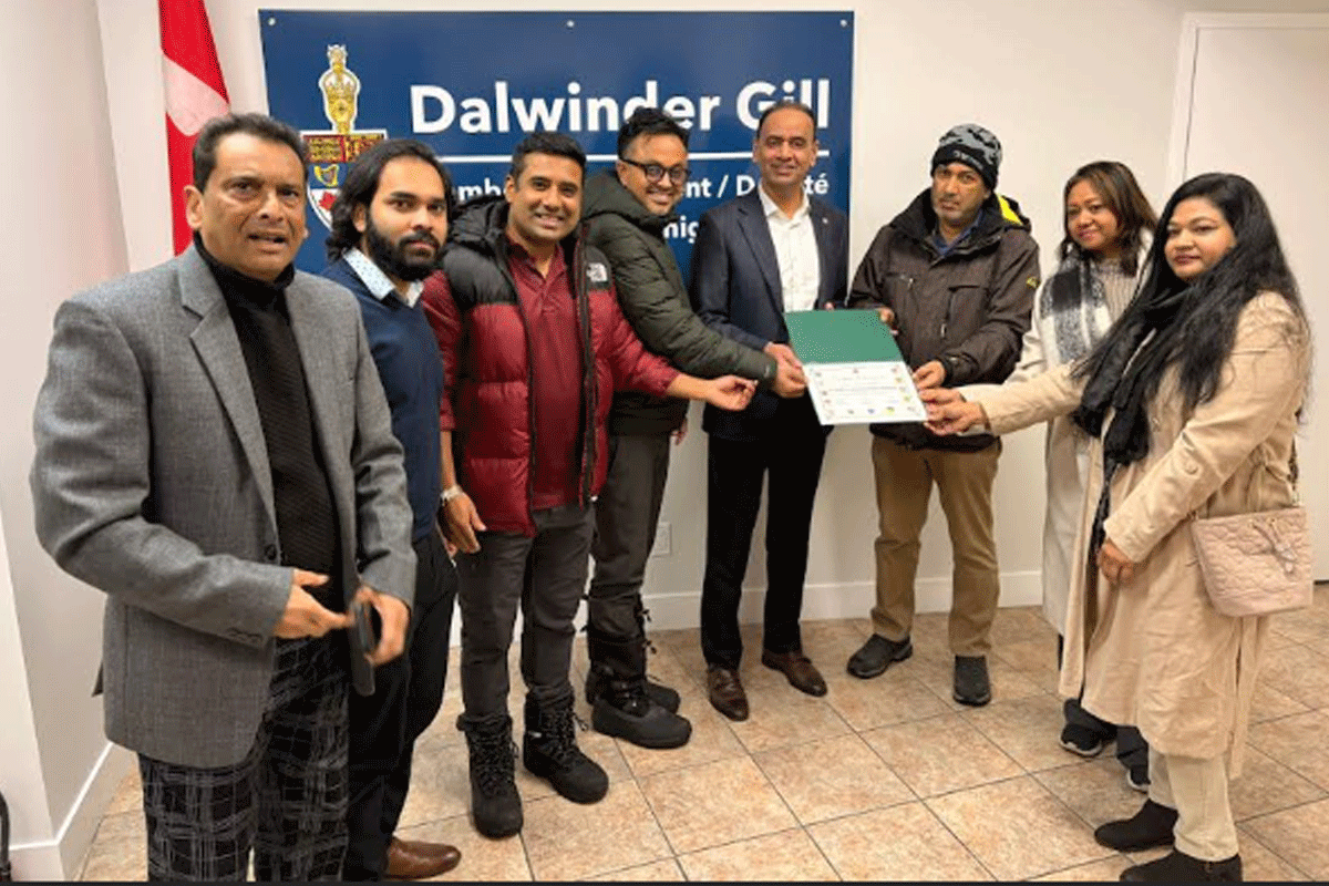 প্রবাসে বাংলাদেশি কমিউনিটির অবদানে মুগ্ধ কানাডার ফেডারেল এমপি