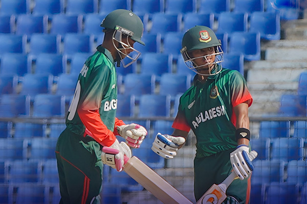 চট্টগ্রামে আদৃতের সেঞ্চুরি, দুর্দান্ত জয় বাংলাদেশের