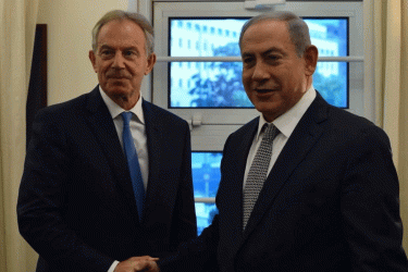 গাজা ইস্যুতে গোপন বৈঠকে নেতানিয়াহু-টনি ব্লেয়ার