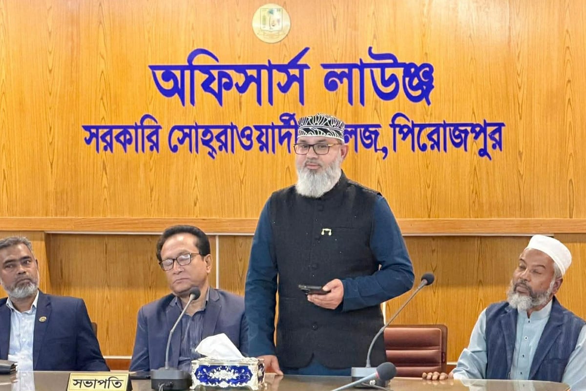 আলোকিত সমাজ গড়তে শিক্ষকদের জন্য উন্নত কর্মপরিবেশ সৃষ্টি করতে চাই : মাসুদ সাঈদী