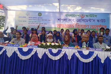 ৬ জেলার স্কাউটদের উপস্থিতিতে মুখর কুমিল্লা