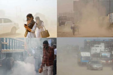 আজ বিশ্বের দূষণে আবারও সবার শীর্ষে ঢাকা