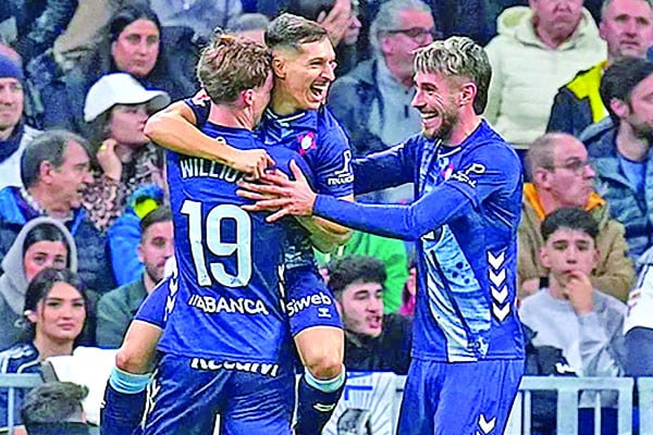 ঘরের মাঠে রিয়ালের হার