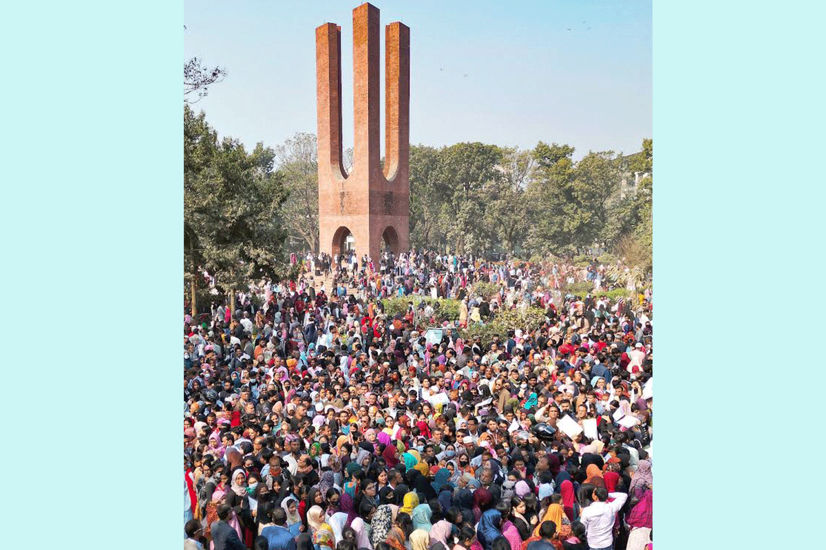 জাবির ভর্তি পরীক্ষা ২১ ডিসেম্বর শুরু, আসনপ্রতি লড়বেন ১১৯ জন