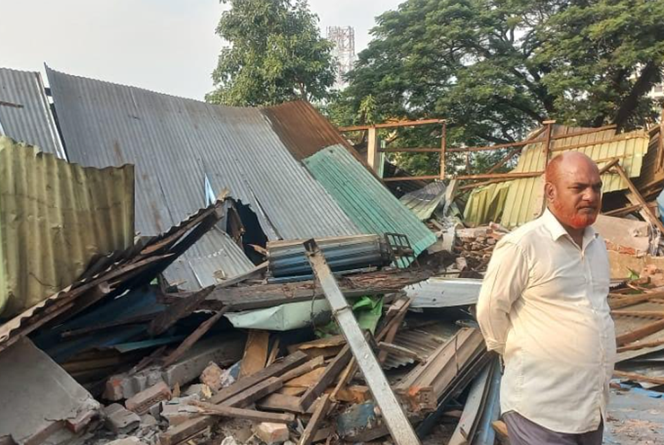চৌমুহনীতে রেলওয়ের জায়গা দখলমুক্ত, উচ্ছেদ ১০৭টি অবৈধ স্থাপনা