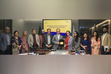 ভিশনস্প্রিং ও বিজিএমইএর মধ্যে সমঝোতা চুক্তি স্বাক্ষর