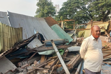 চৌমুহনীতে রেলওয়ের জায়গা দখলমুক্ত, উচ্ছেদ ১০৭টি অবৈধ স্থাপনা