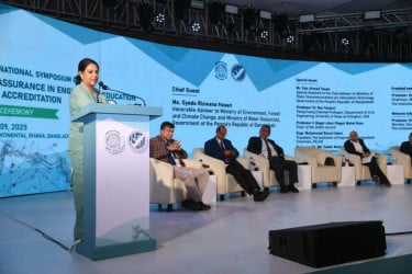 ‘প্রযুক্তিগত উৎকর্ষের পাশাপাশি প্রকৌশলীদের পরিবেশগত দায়বদ্ধতাও নিশ্চিত করতে হবে’