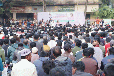 খালেদা জিয়ার সুস্থতা কামনায় নাটোরের সিংড়ায় দোয়া