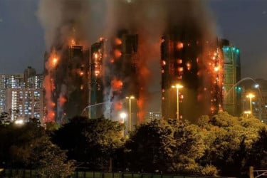 হংকংয়ে অগ্নিকাণ্ডে নিহত বেড়ে ১৬০, এখনো নিখোঁজ ছয়জন