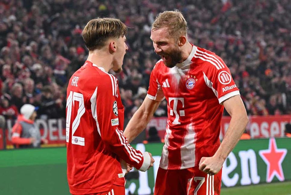 বায়ার্নের ১২ মিনিটের ঝড়ে লণ্ডভণ্ড লিসবণ