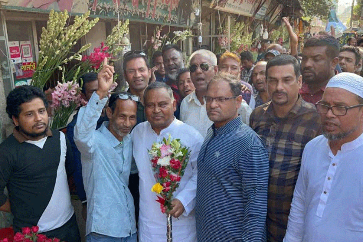 রংপুর সদরে বিএনপি প্রার্থী সামুর গণসংযোগ