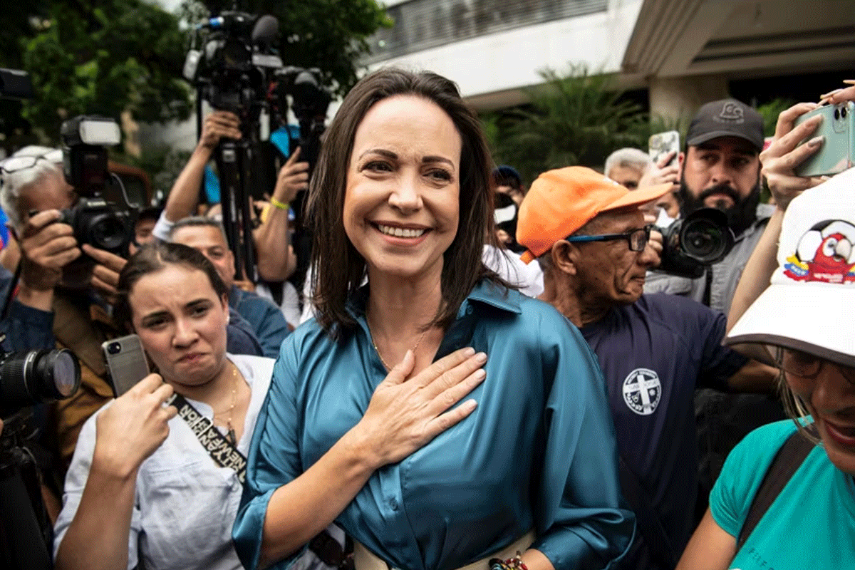 পুরস্কার বিতরণে থাকছেন না নোবেল বিজয়ী মাচাদো