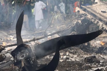 সুদানে সামরিক উড়োজাহাজ বিধ্বস্ত হয়ে সব ক্রু নিহত