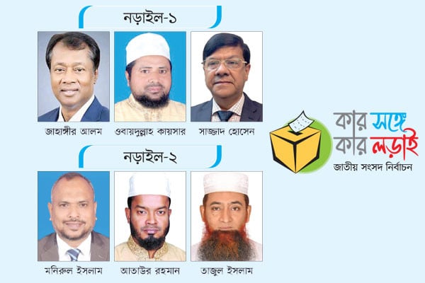 নড়াইলে হাড্ডাহাড্ডি বিএনপি জামায়াত