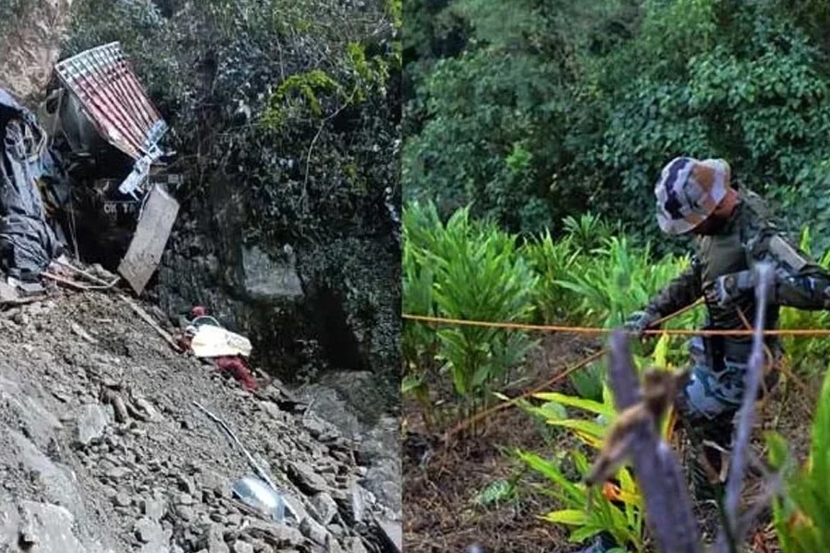 অরুণাচলে শ্রমিকবাহী ট্রাক গভীর খাদে, ২২ জনের মৃত্যু