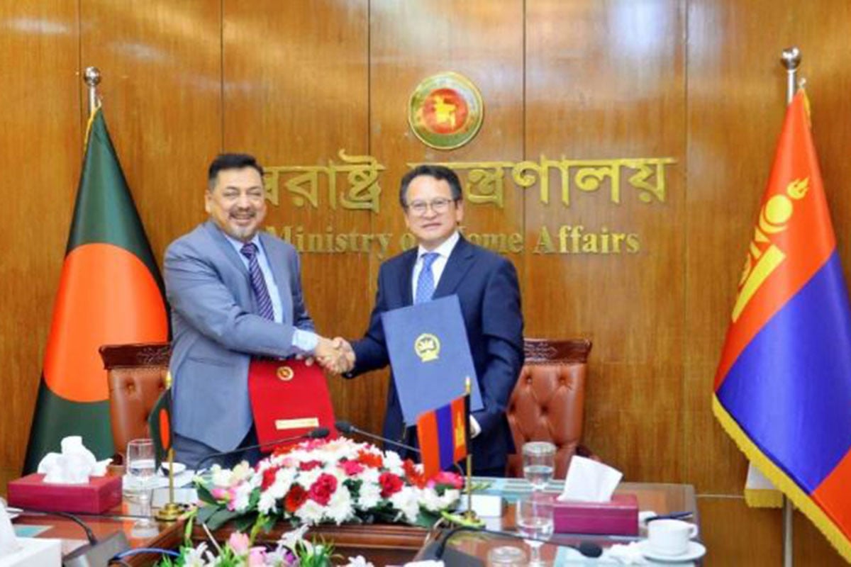 বাংলাদেশ ও মঙ্গোলিয়ার মধ্যে ভিসা অব্যাহতি চুক্তি স্বাক্ষরিত