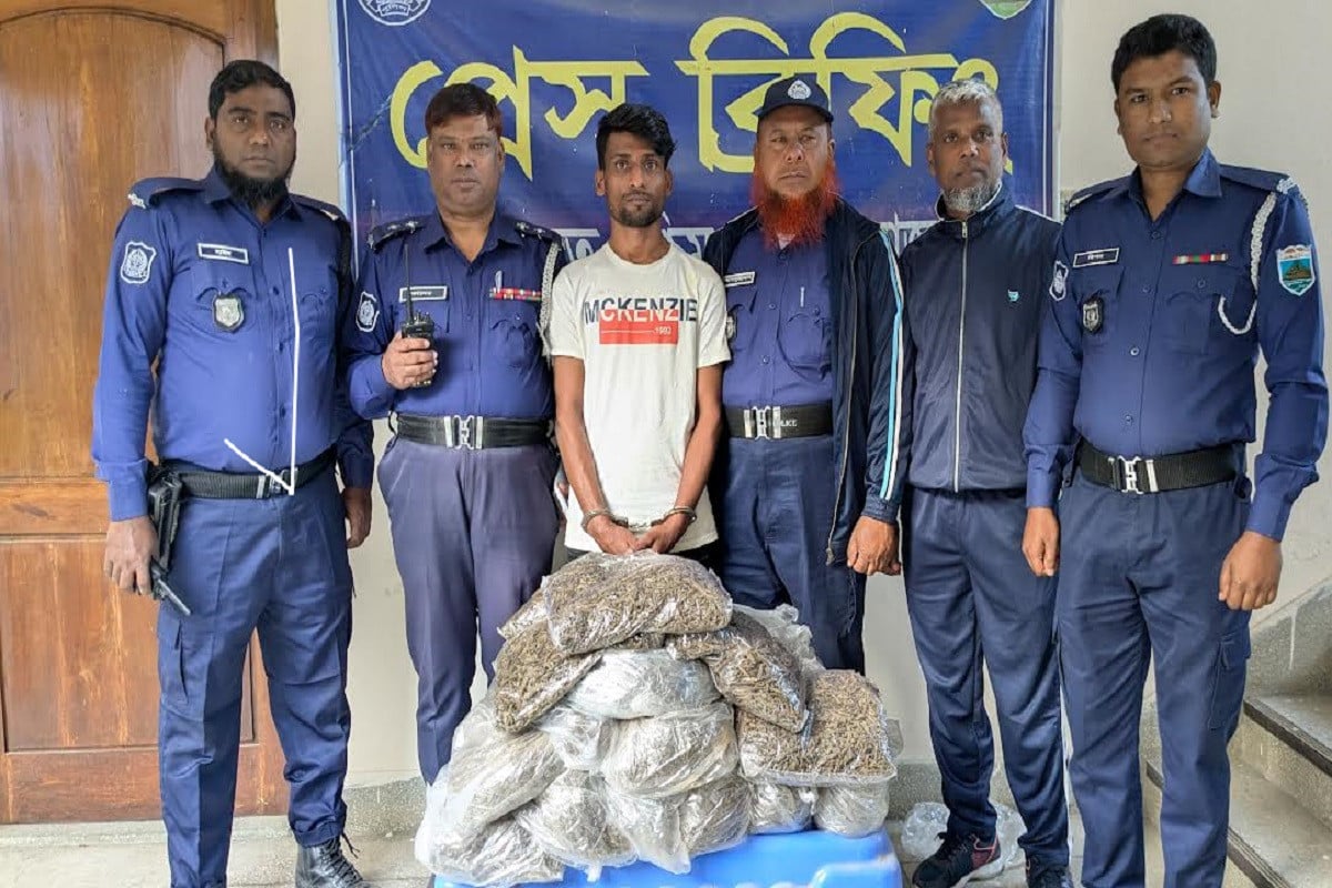 সিরাজগঞ্জে গাঁজাসহ মাদক কারবারি আটক, পিকআপ জব্দ