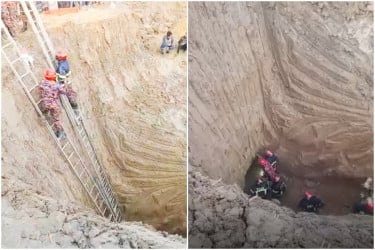 শিশু উদ্ধারে ১৮ ঘণ্টা পার, গর্ত খোঁড়া শেষে চলছে সুরঙ্গ করার কাজ