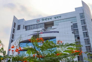 তফসিল কেন্দ্র করে নির্বাচন ভবনে নিরাপত্তা জোরদার