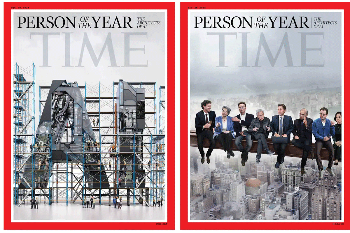 এবার টাইমের বর্ষসেরা ব্যক্তিত্ব এআইয়ের স্থপতিরা