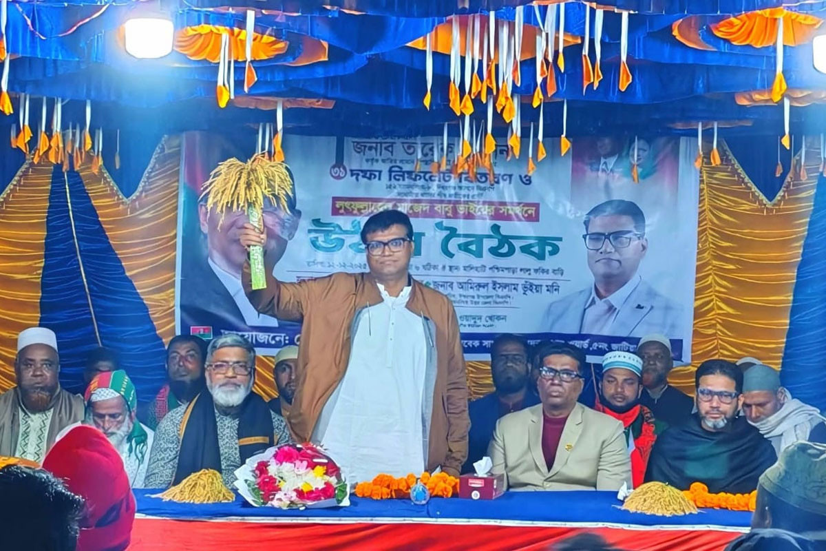 ধানের শীষের বিজয় নিশ্চিতে প্রতিটি ঘরে ঘরে যেতে হবে : মাজেদ বাবু