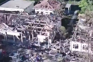 রাখাইনে হাসপাতালে জান্তার বিমান হামলা, নিহত ৩৪