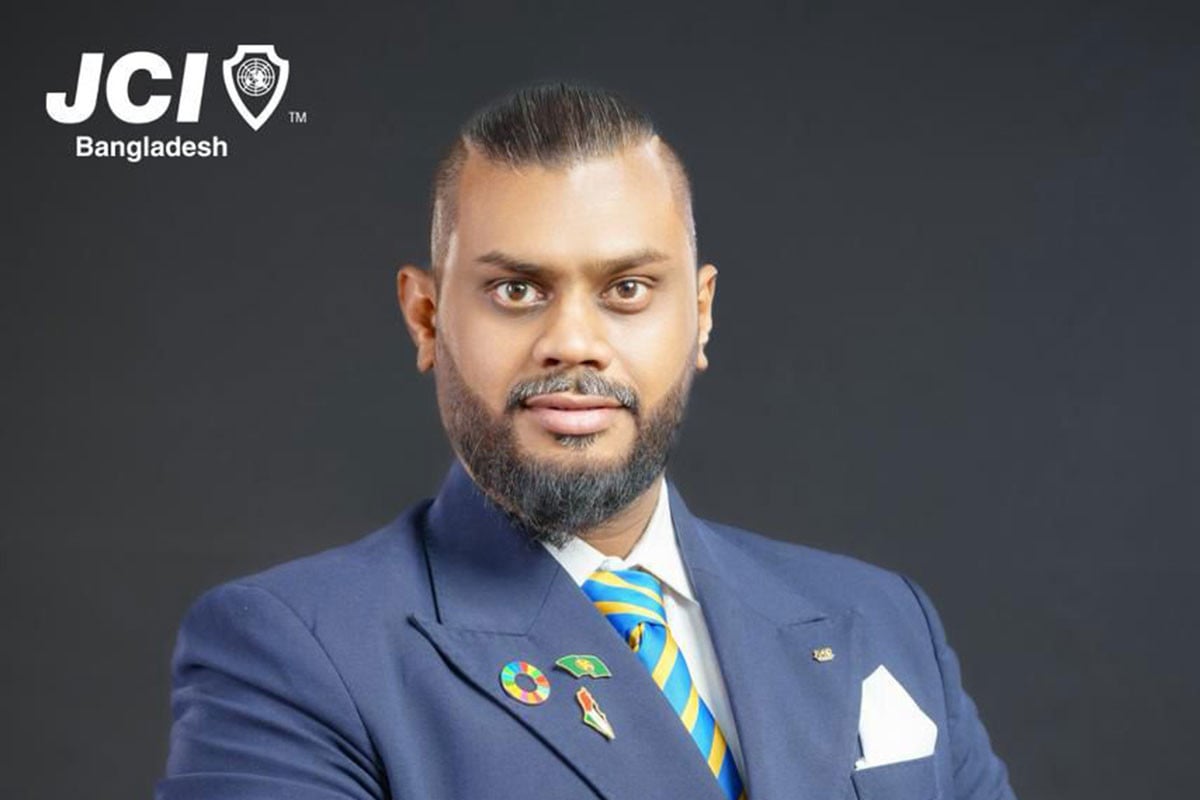 জেসিআই বাংলাদেশ'র ন্যাশনাল প্রেসিডেন্ট নির্বাচিত আরেফিন রাফি আহমেদ