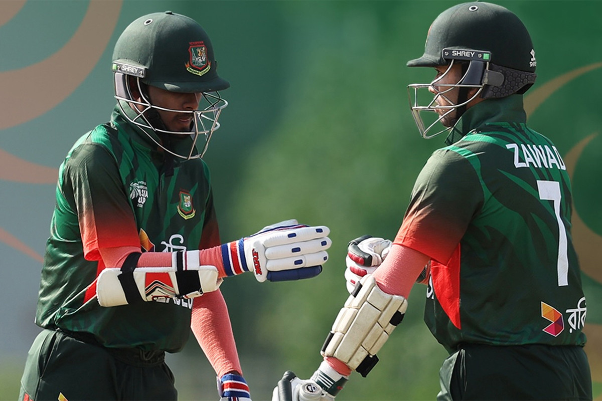 আফগানদের হারিয়ে অনূর্ধ্ব-১৯ এশিয়া কাপে শুভ সূচনা বাংলাদেশের