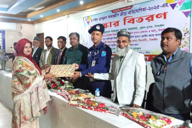 টাঙ্গাইল প্রেসক্লাবের অভ্যন্তরীণ ক্রীড়া প্রতিযোগিতার পুরষ্কার বিতরণ