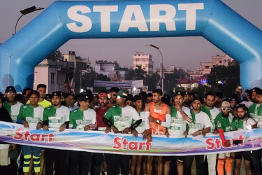 ব্রাহ্মণবাড়িয়ায় হাফ ম্যারাথনে ৩৫০ দৌড়বিদ