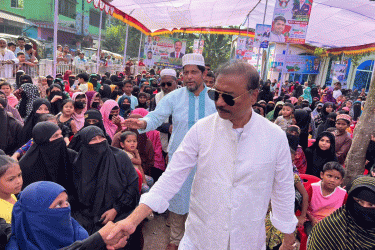 লাকসামে বিএনপি প্রার্থীর উঠান বৈঠক