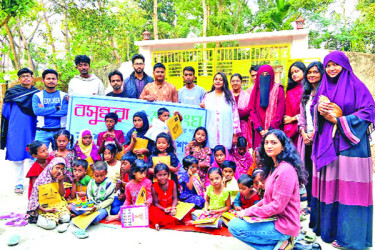 সুবিধাবঞ্চিত মান্তা শিশুদের পাশে শুভসংঘ