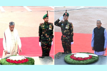 শহীদ বুদ্ধিজীবীদের প্রতি রাষ্ট্রপতি ও প্রধান উপদেষ্টার শ্রদ্ধা