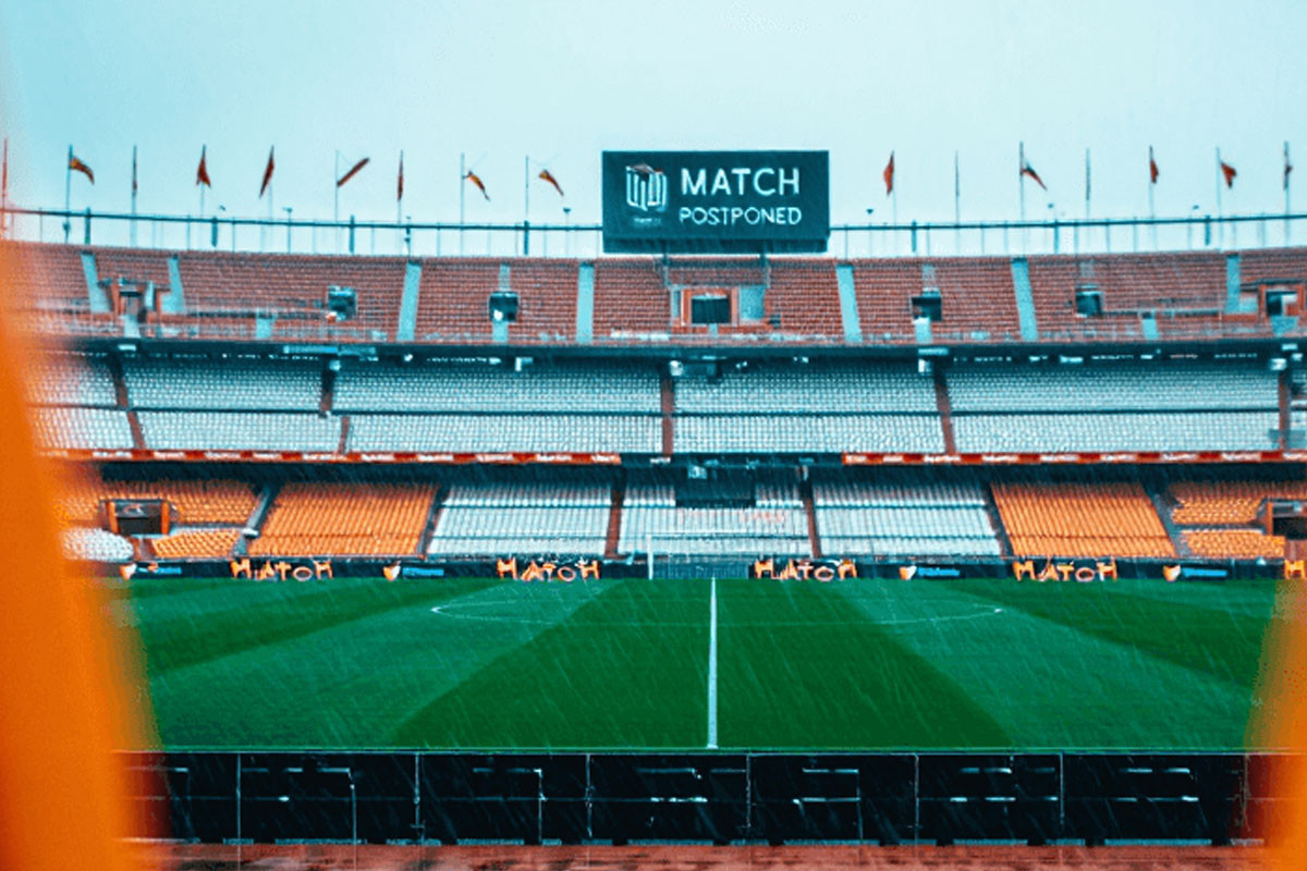 প্রবল বৃষ্টিতে স্থগিত লা লিগার ম্যাচ