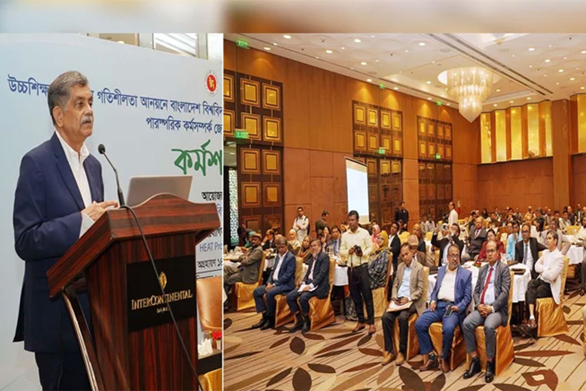 উচ্চশিক্ষা ব্যবস্থার চ্যালেঞ্জ মোকাবিলায় সমন্বিত উদ্যোগ প্রয়োজন : শিক্ষা উপদেষ্টা