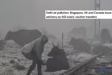 বায়ুদূষণে বিপর্যস্ত নয়াদিল্লি, ভারত ভ্রমণে সতর্কতা!