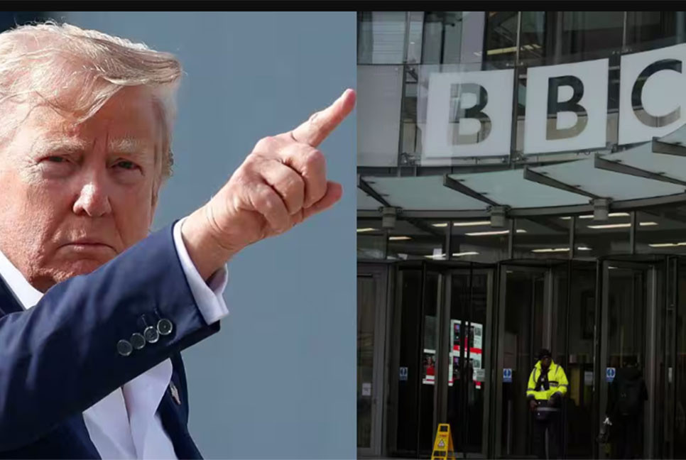 বিবিসির বিরুদ্ধে ১০ বিলিয়ন ডলারের মানহানির মামলা করলেন ট্রাম্প