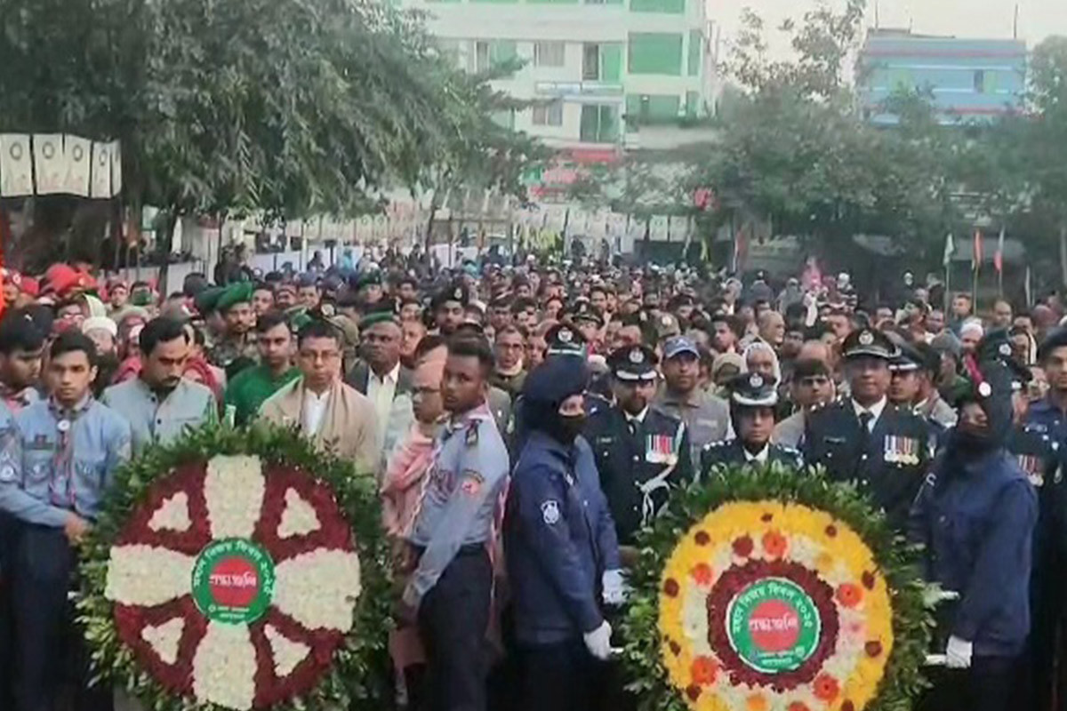 জয়পুরহাটে বিজয় দিবস উদযাপন